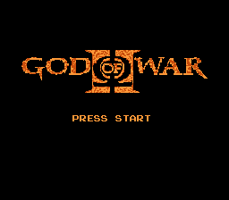 God of War 2 Title Screen